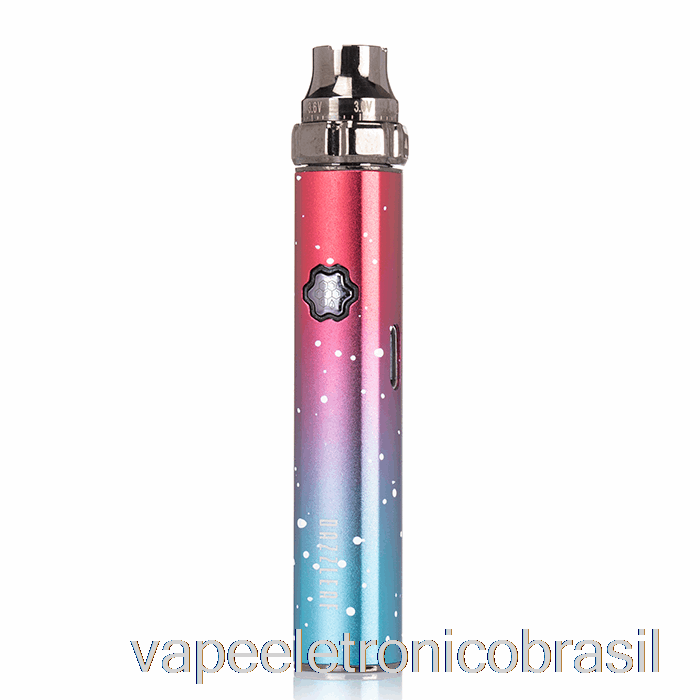 Vape Eletrônico Dazzleaf Squarii Top Twist 510 Bateria Coral Rosa/azul Splatter